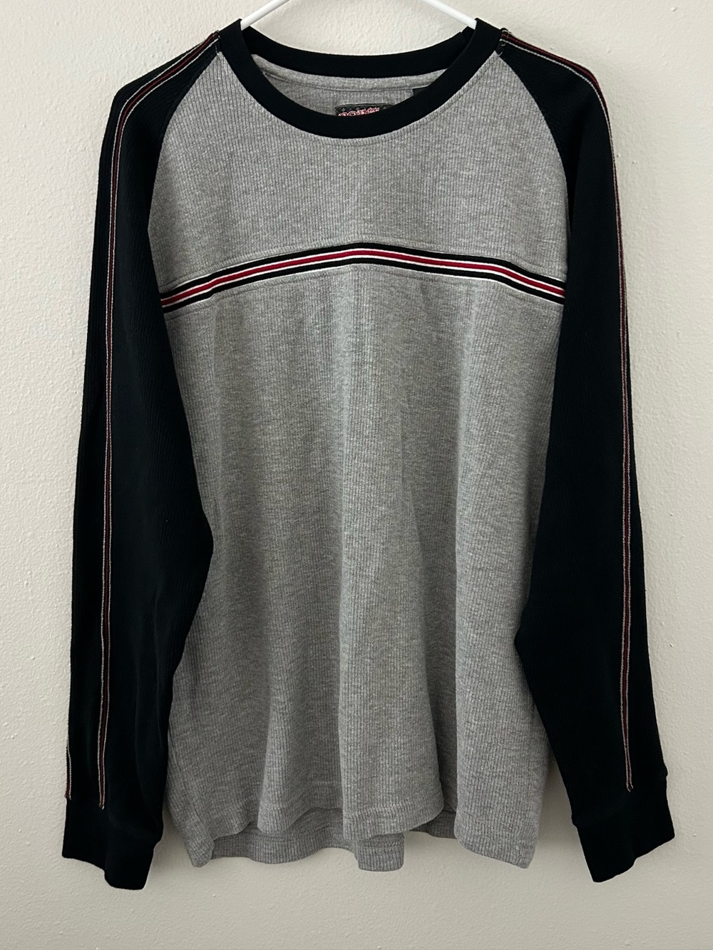 Vintage Point Zero Alternative Movement Striped Shirt Sz L 90s Y2K Grunge Skater
